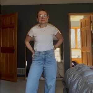 Old Navy extra high rise wide leg